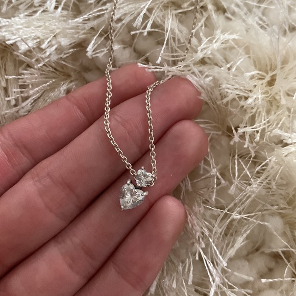 Pandora authentic sparkling heart necklace - Picture 2 of 5